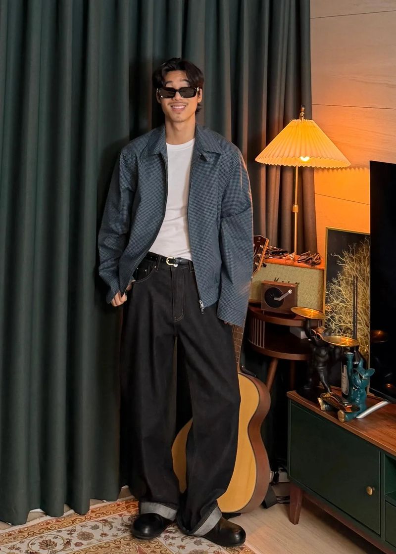 Two-Way Check Bay Jacket 2COLOR