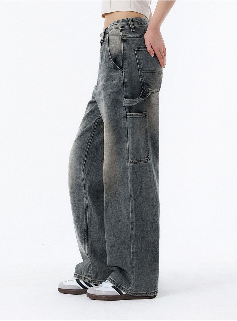 BTB : WORKSCAPE CARPENTER JEANS [SMOKY BLACK CORE]
