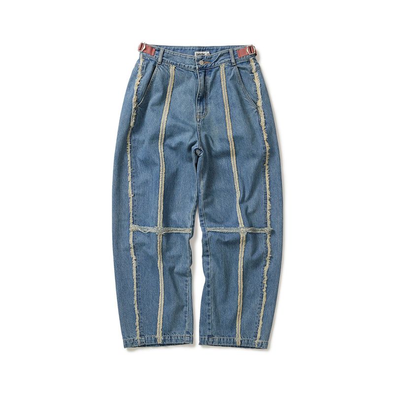 karactor（カラクター）の「Ragged denim pants / Light blue（Pants）」