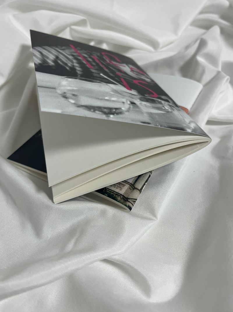  A6 NOTEBOOK - LIFE IS ART (stitch binding)