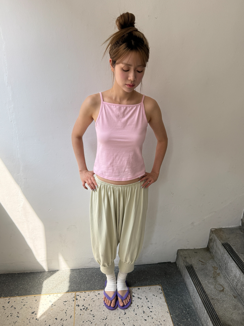 easy shirring capripants