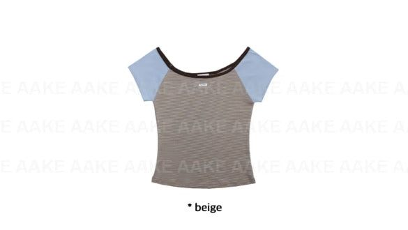 RAGLAN OFF-SHOULDER TEE