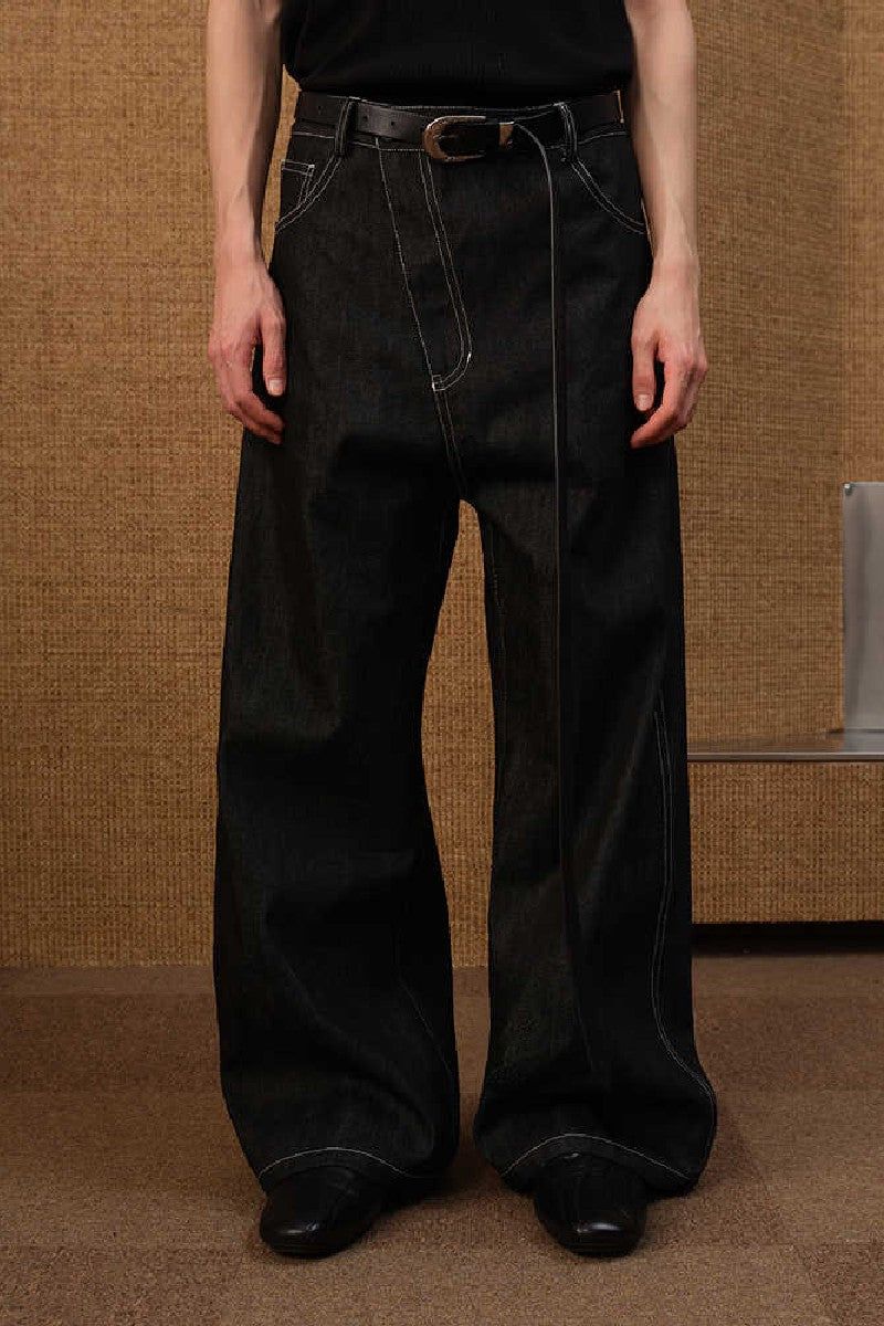 JCAESAR(ジュリウス・シーザー)の「Asym Zip Flare Jeans(Pants)」