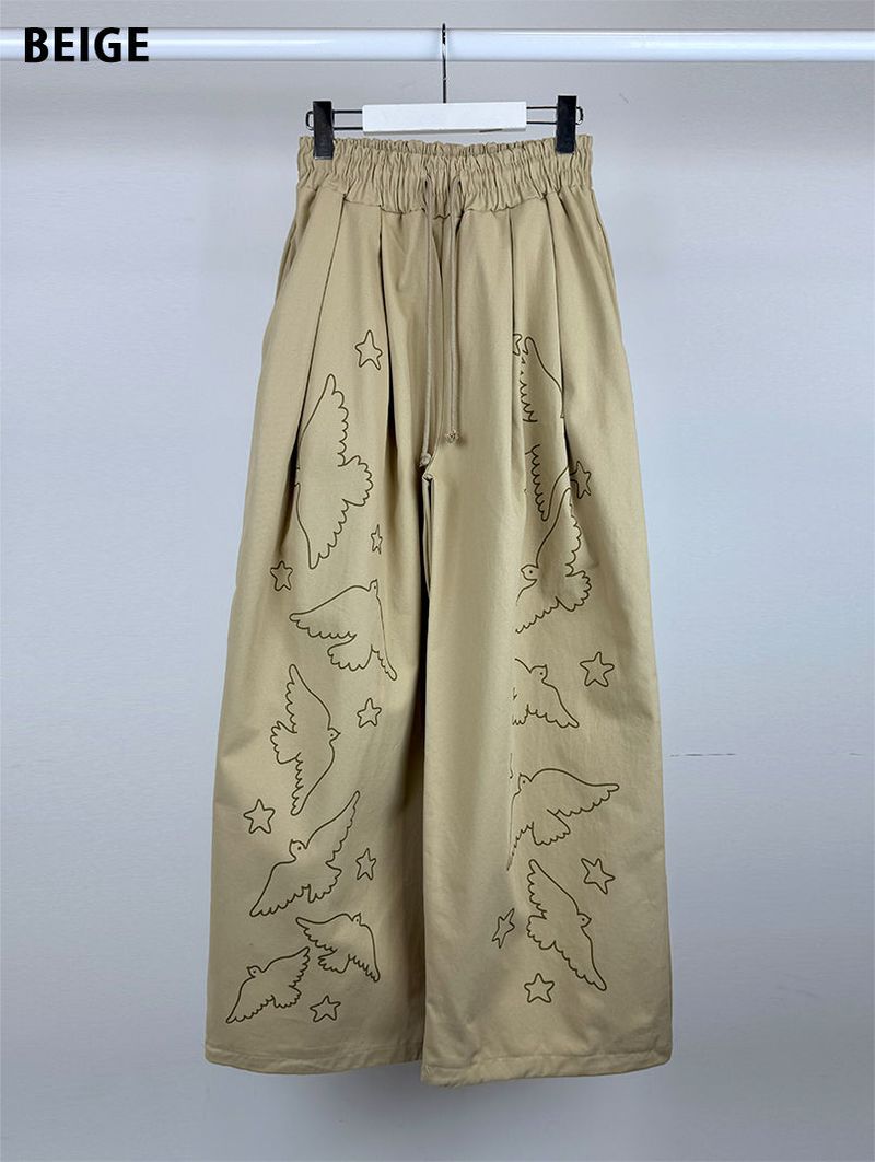 BIRD TUCK BANDING SLACKS (2C)