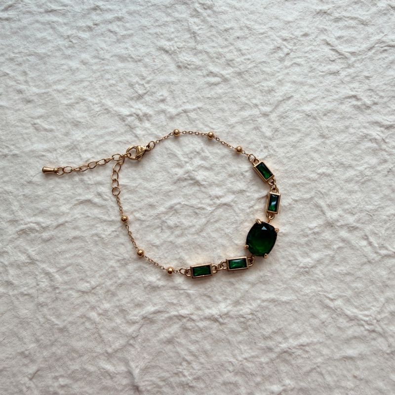 Deco Emerald Bracelate