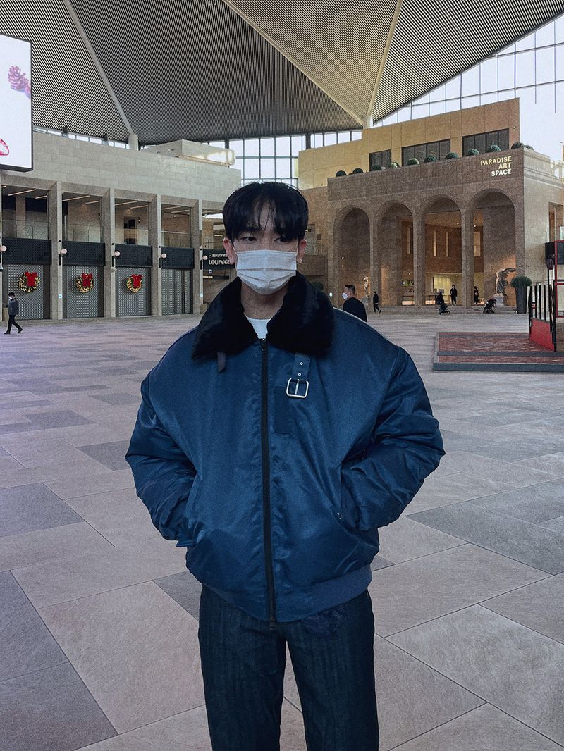 Fur Collar MA-1 Jumper (3color)