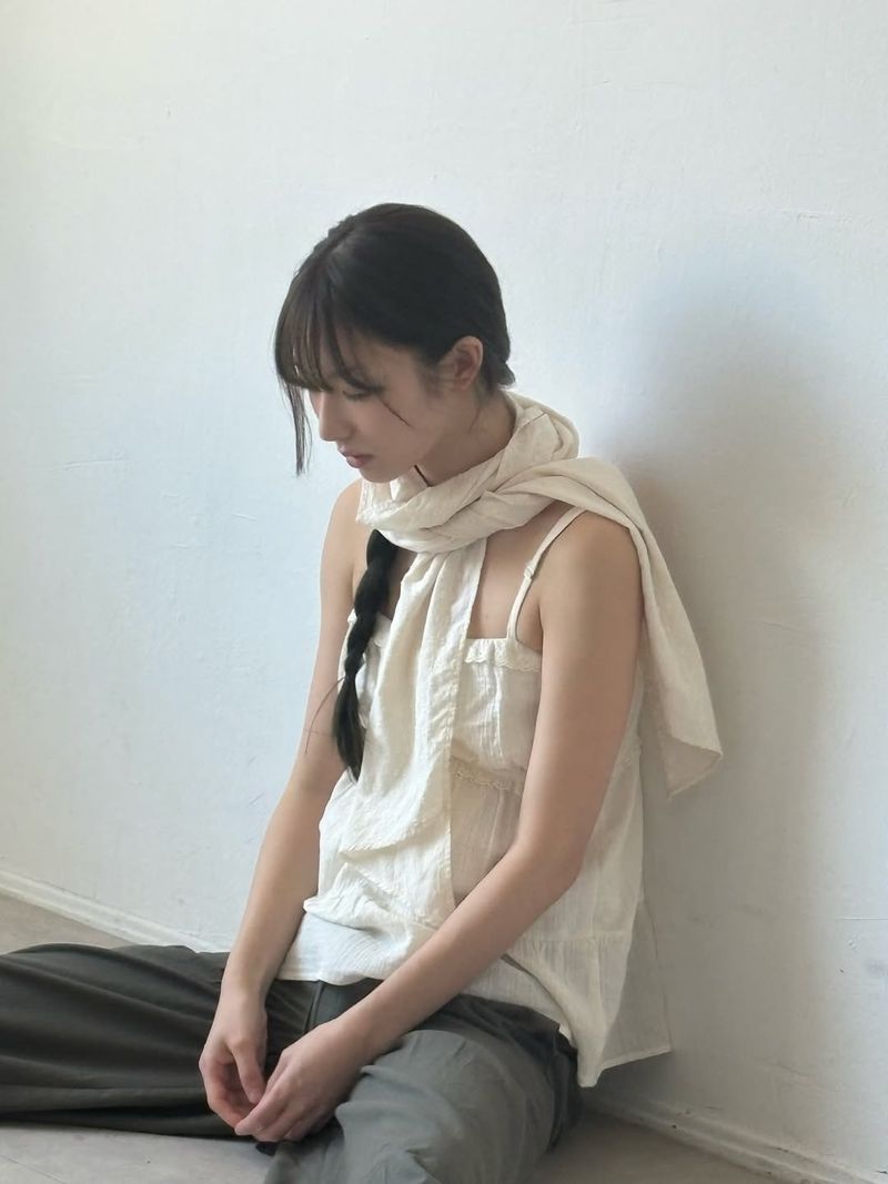 Aoi Scarf (Ivory)