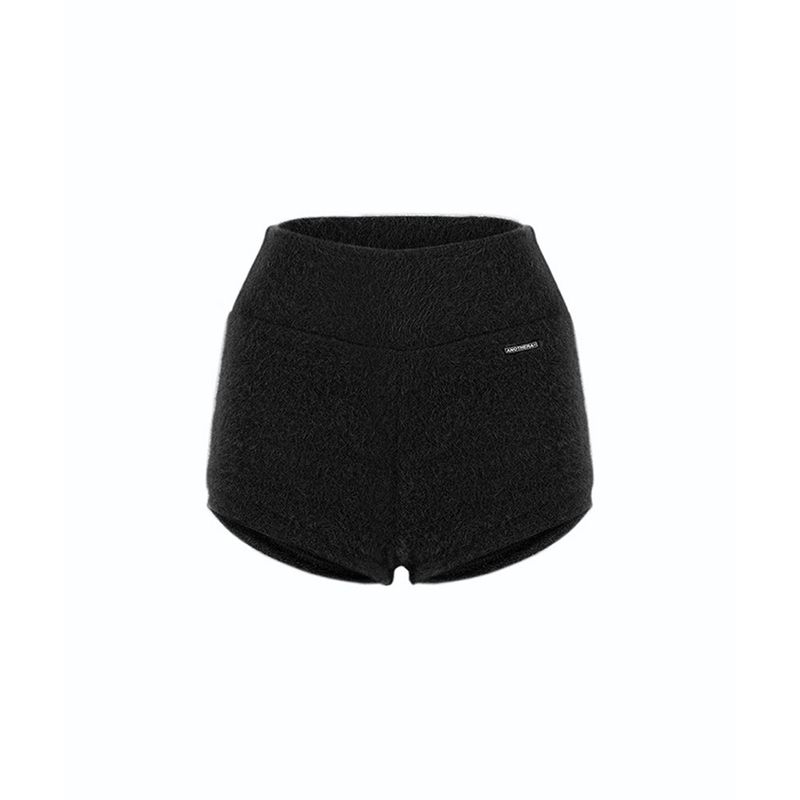 ANOTHERA(アナザーエー)の「ANGORA MICRO SHORTS_Black(Pants)」