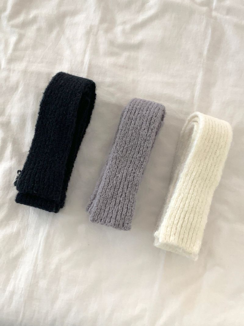Lanpi slim knit muffler
