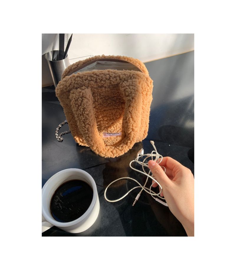 teddy bag brown