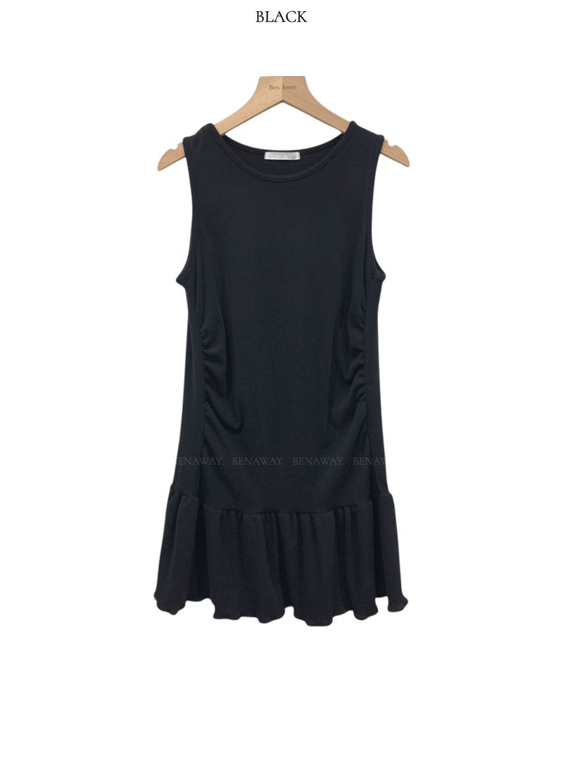 Yudi Sleeveless Frill Mini Dress 3C