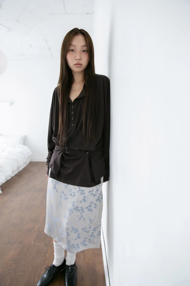 loop button over loose top(4colors)