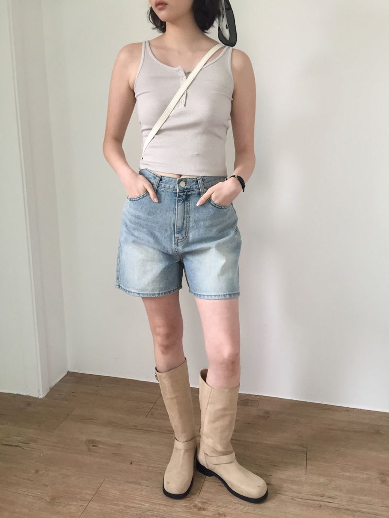 Gemma Denim Shorts (2color)