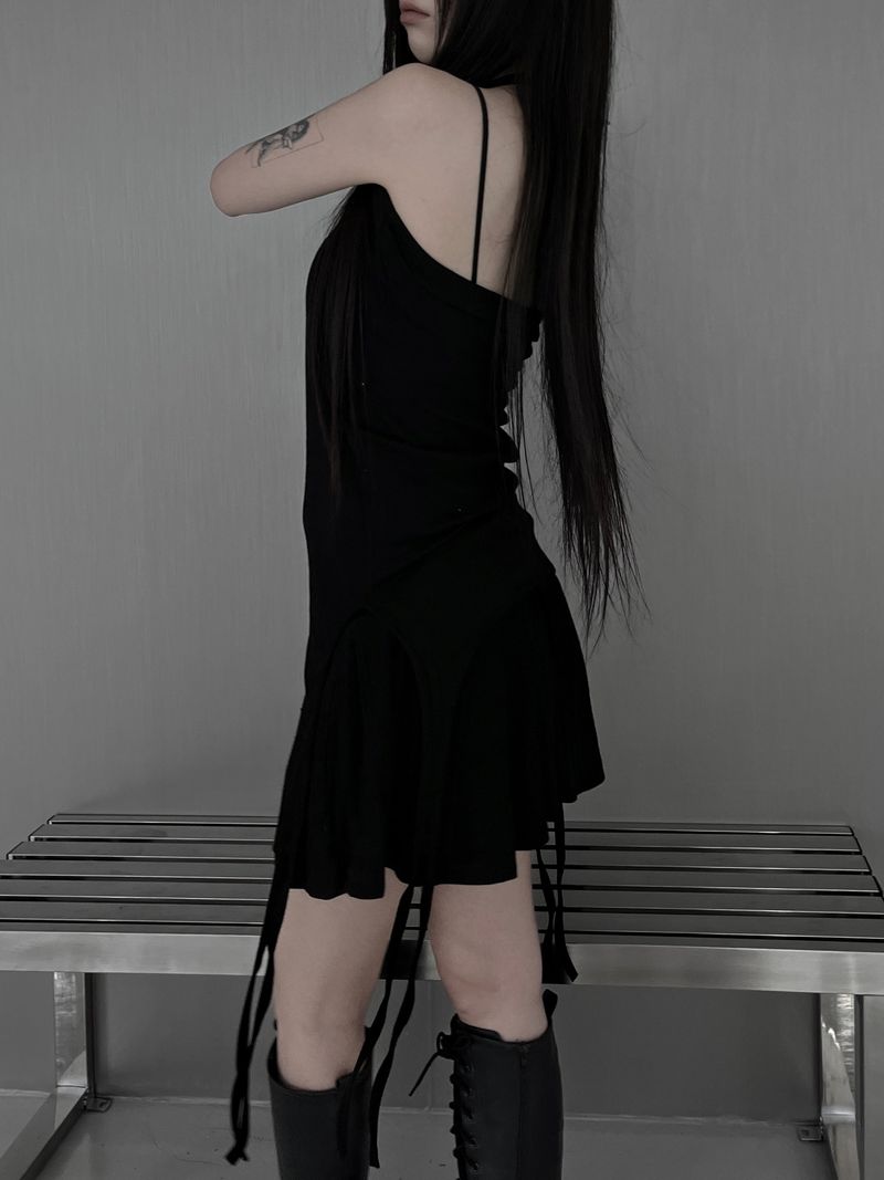 strap skirt sleeveless (3color)