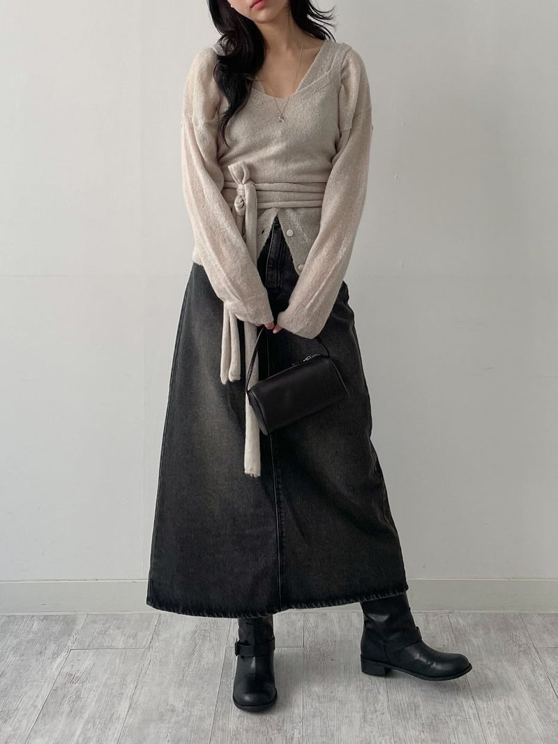 Enne Alpaca Wrap Bustier