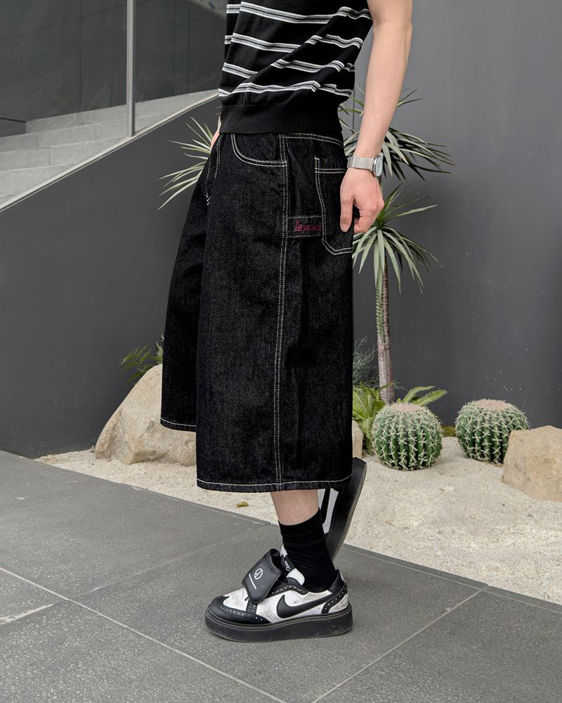 JIIGEUM(ジグム)の「Kyle Selvedge Bermuda Denim Pants(Pants)」