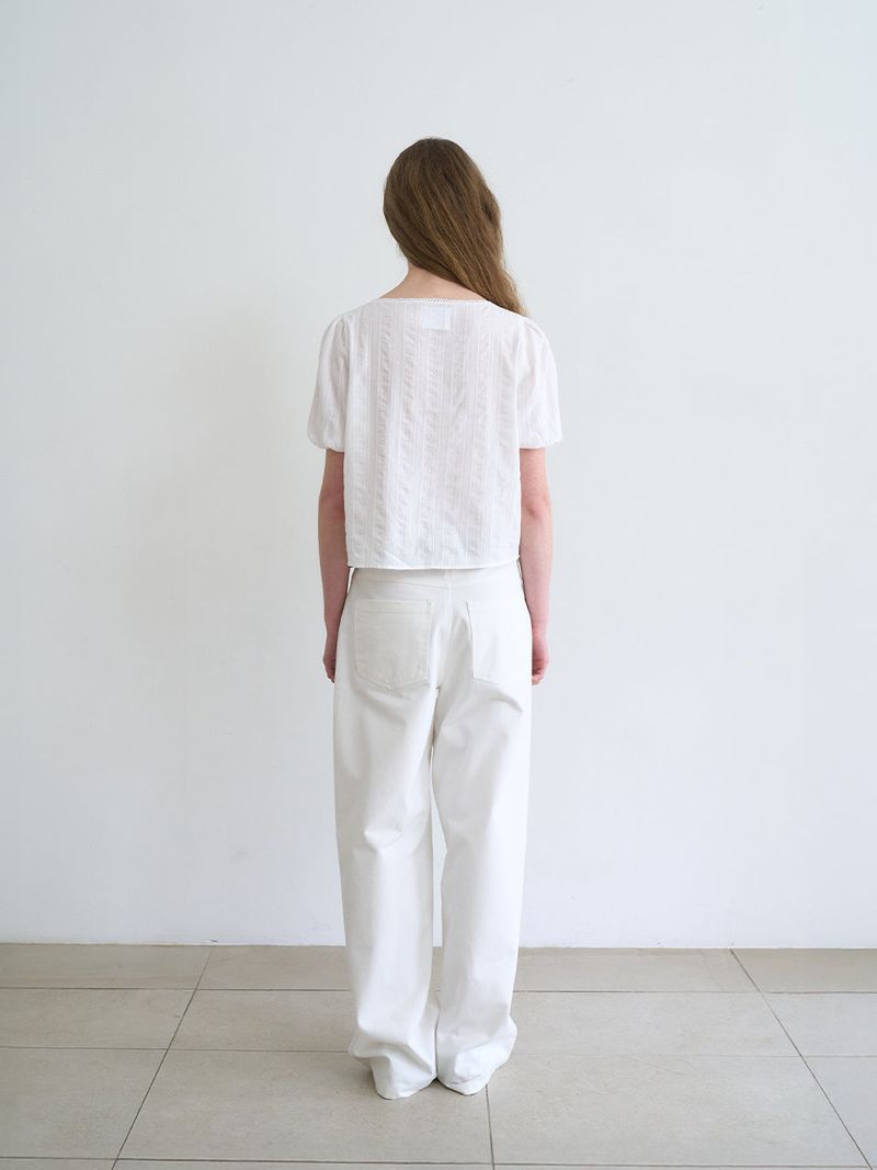 Claire blouse (Ivory)
