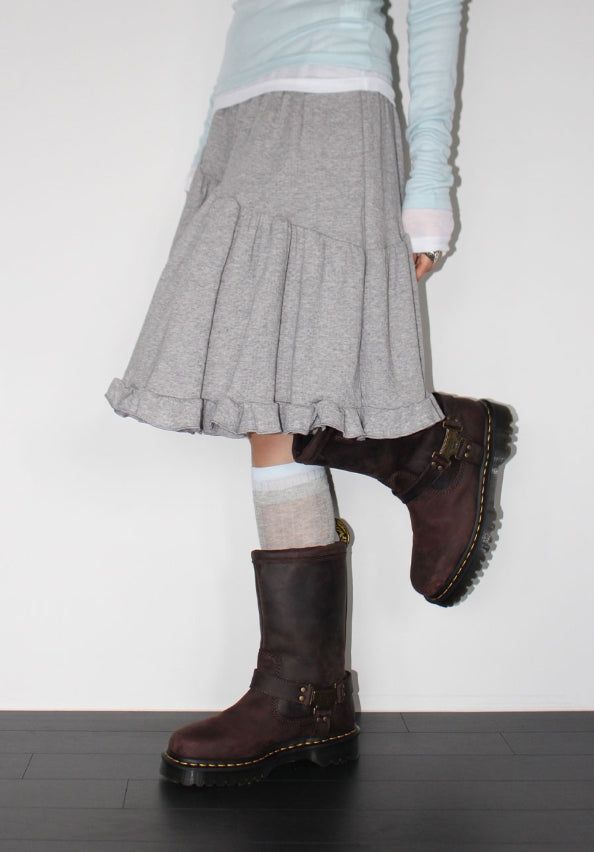 DEAR FRILL MIDI SKIRT