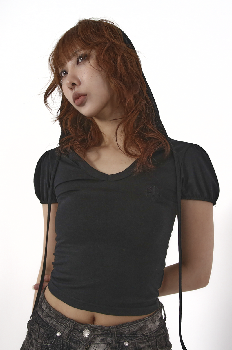 BFEEP(ビーピーピ)の「 puff logo hoodie_black(Tops)」