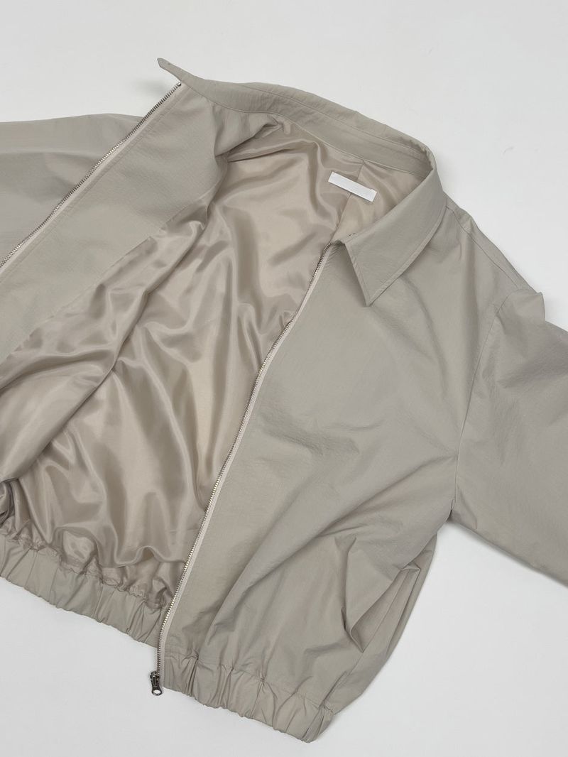 Comment Collar Loose Fit Wind Jumper