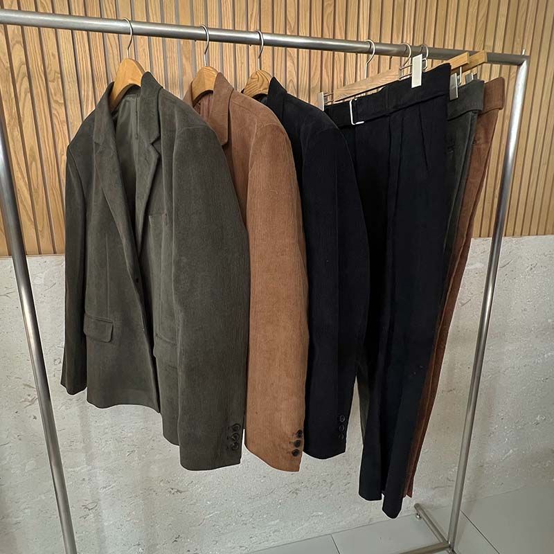 ASCLO Mer Corduroy Loose Fit Jacket (4color)