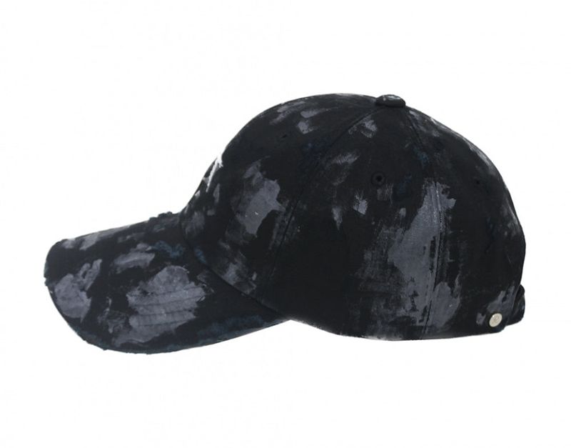 dirty gray coating destroyed ball cap