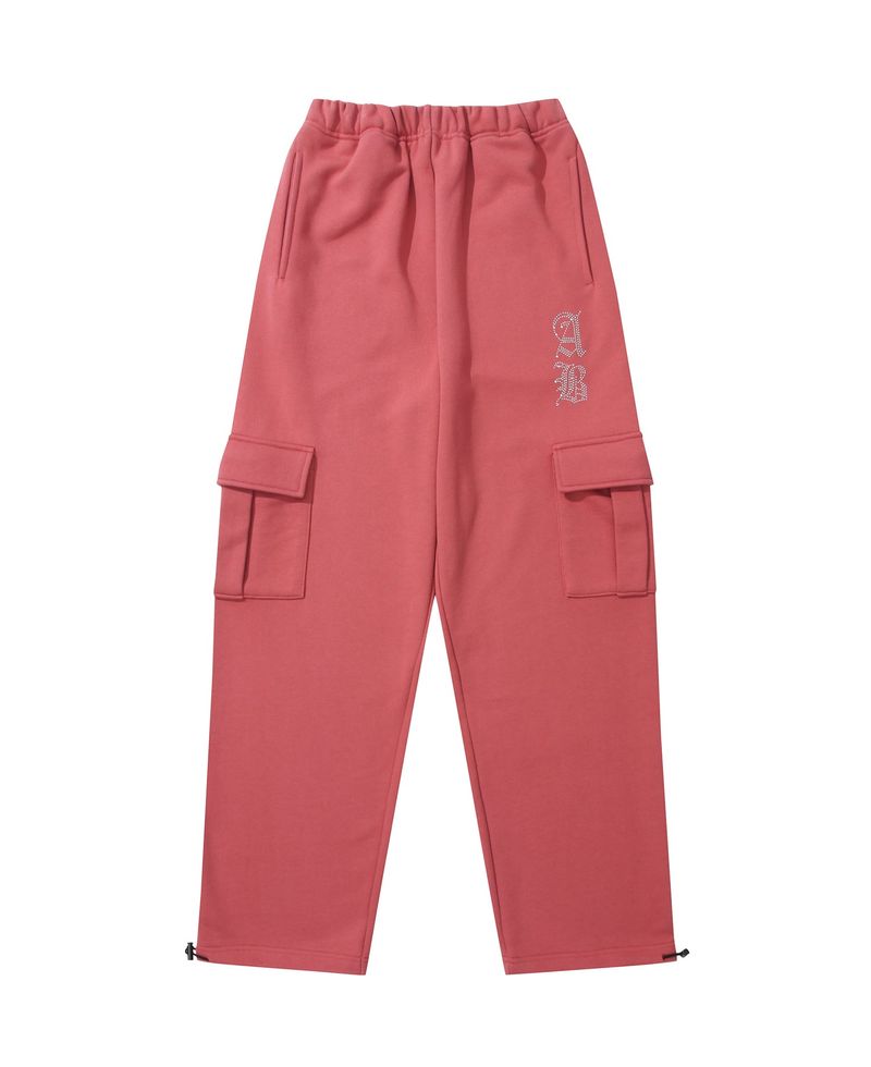 ARCHIVE BOLD（アーカイブボールド）の「AB POCKET SWEAT PANTS (DUSTY PINK)（Pants）」