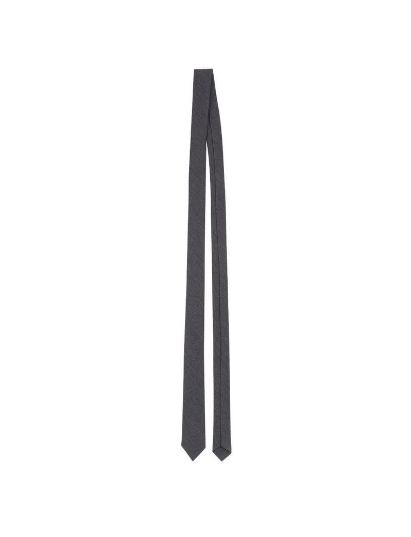 Classic Slim Necktie (CHARCOAL)