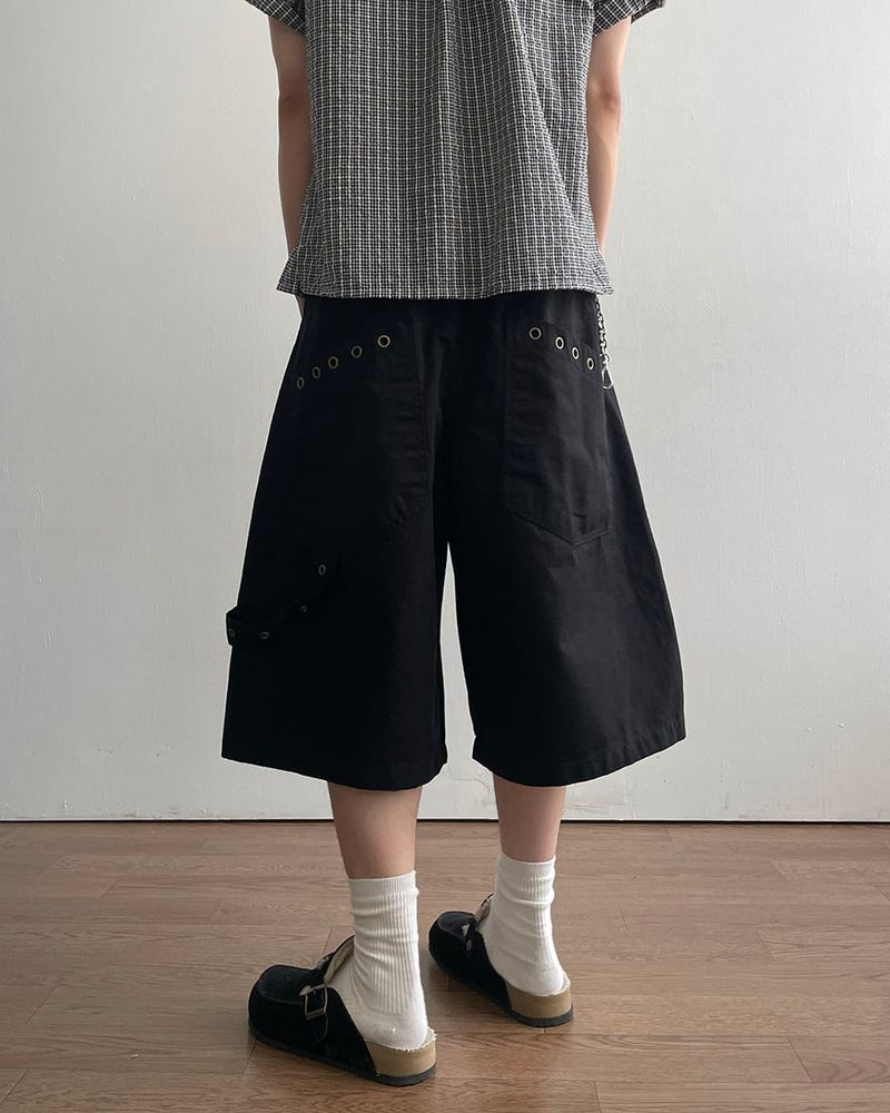 IDF（アイディーエフ）の「ポアアイレット バミューダパンツ（パンツ）」