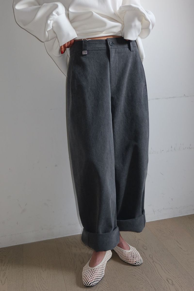 COTTON WONDER PANTS_CHARCOAL