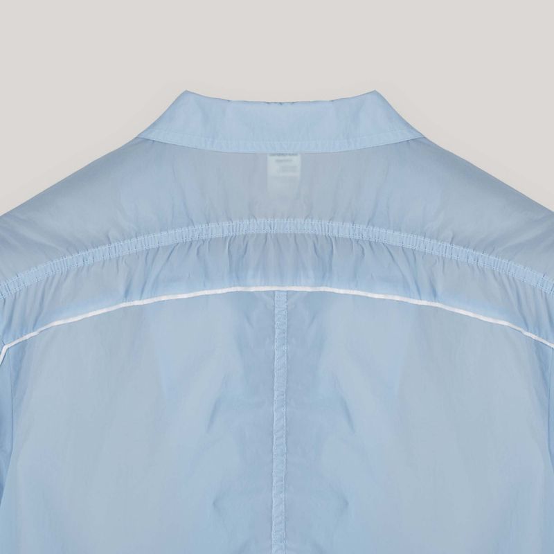 Blue Nylon Shrring Jacket