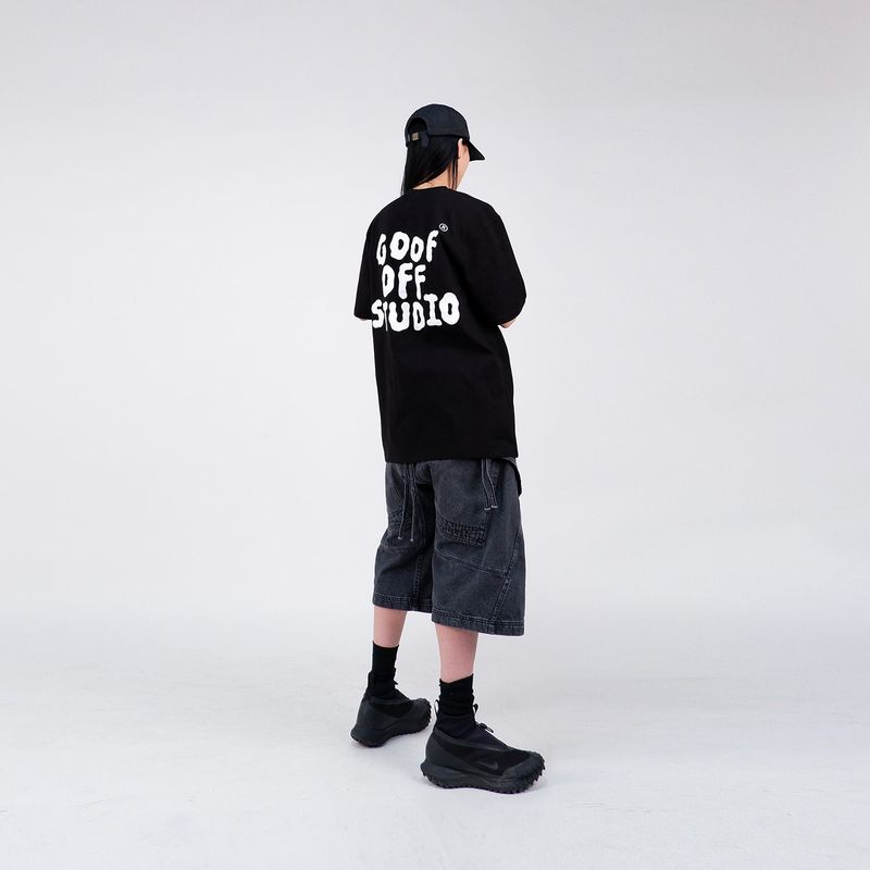 GOOFOFF MAIN LOGO TEE - ( Black - White )