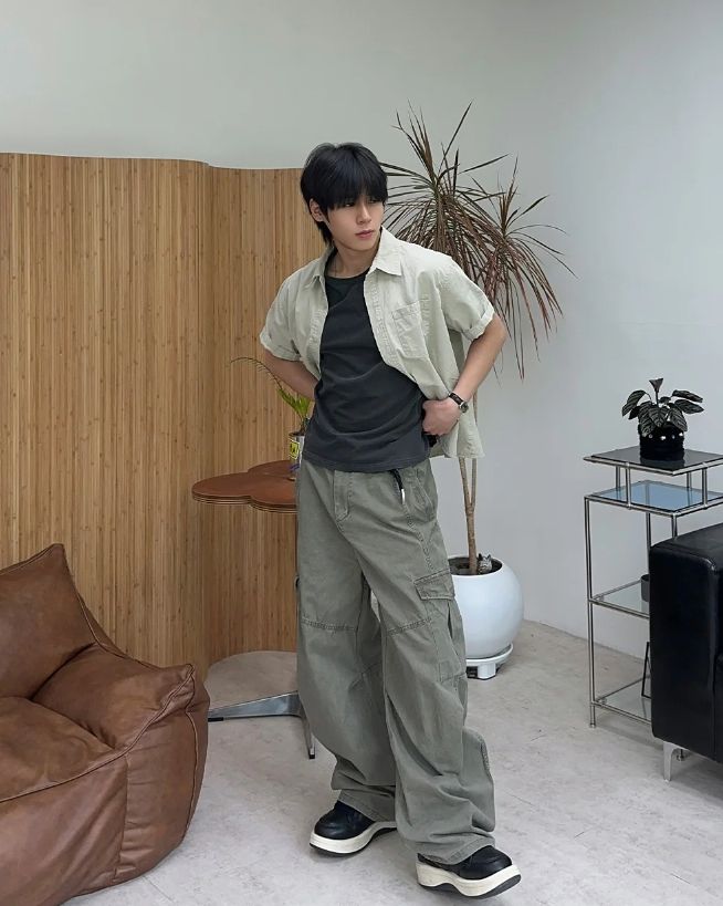Luca Curved Cargo Pants