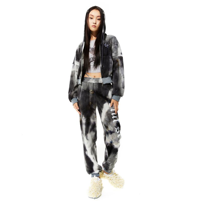 0 4 Tie Dye String Joggers