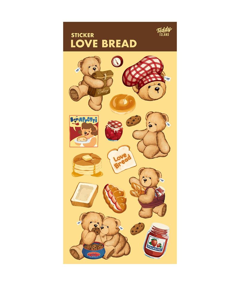 LOVE BREAD Sticker