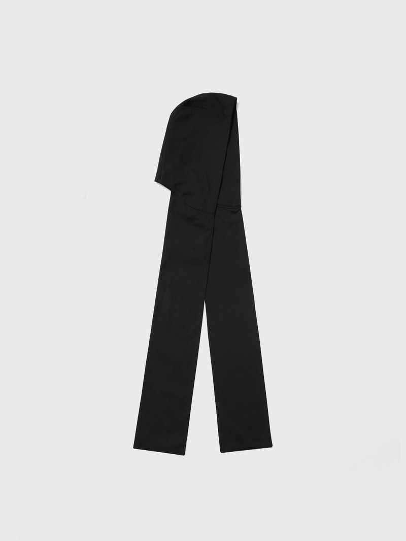 Curvy Line Mac Coat Black