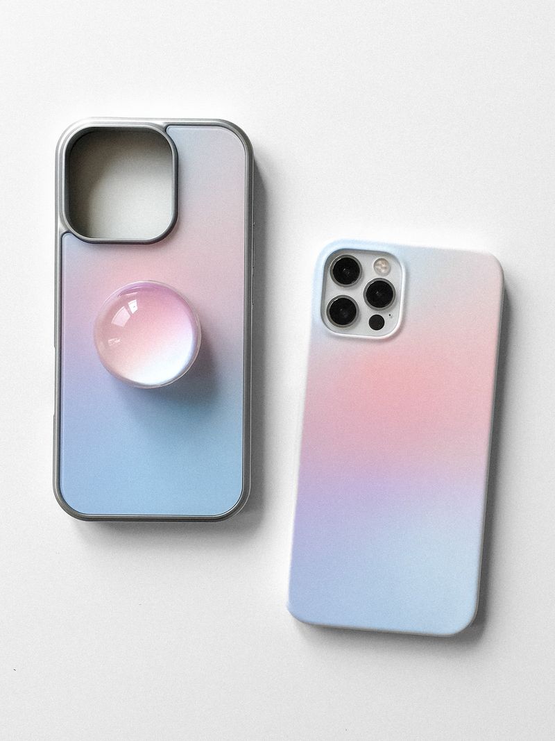 Peach Soda (silver epoxy bumper case)