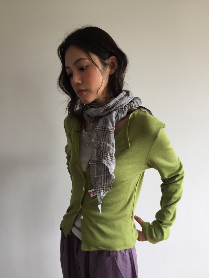 Chlory Flower Button Cardigan (4color)