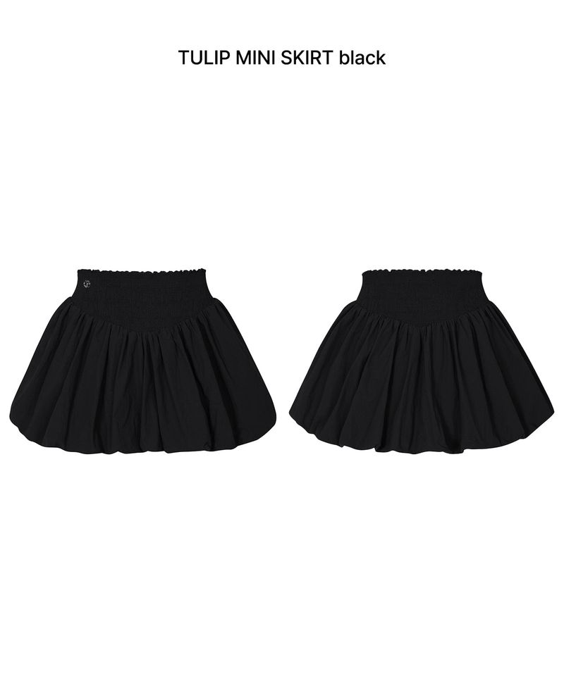 TULIP MINI SKIRT black