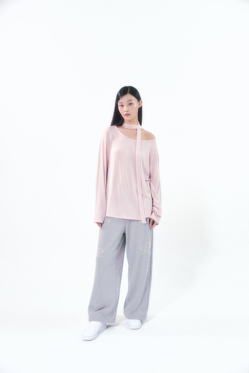 Pearl Track Pants Gray