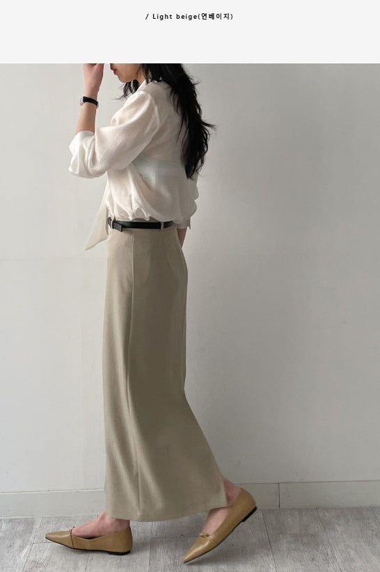 Lake H-Line Long Skirt