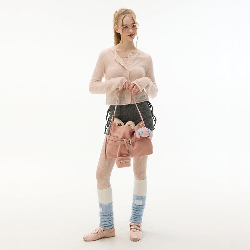 Basic Logo Bokashi Leg Warmer _ Skyblue