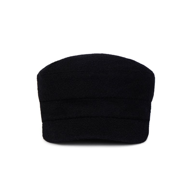 VA Square Stud Wool Madoros Cap / Black