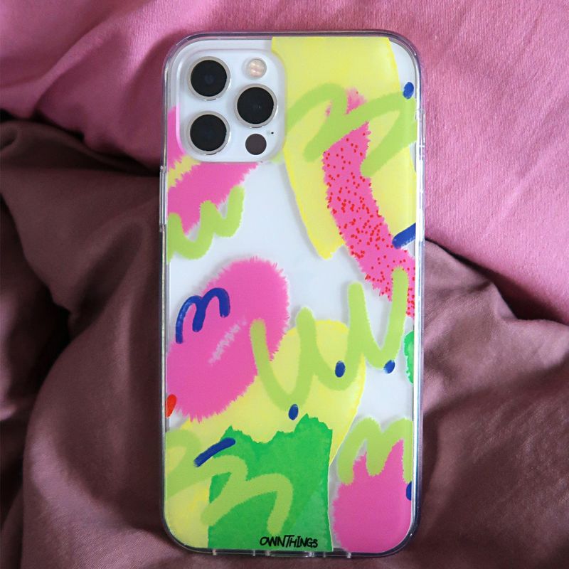 [MADE] Tropical phone case (jelly hard)