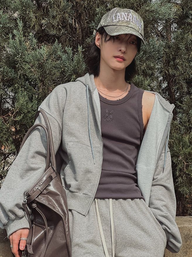Resin flare fit banding pants