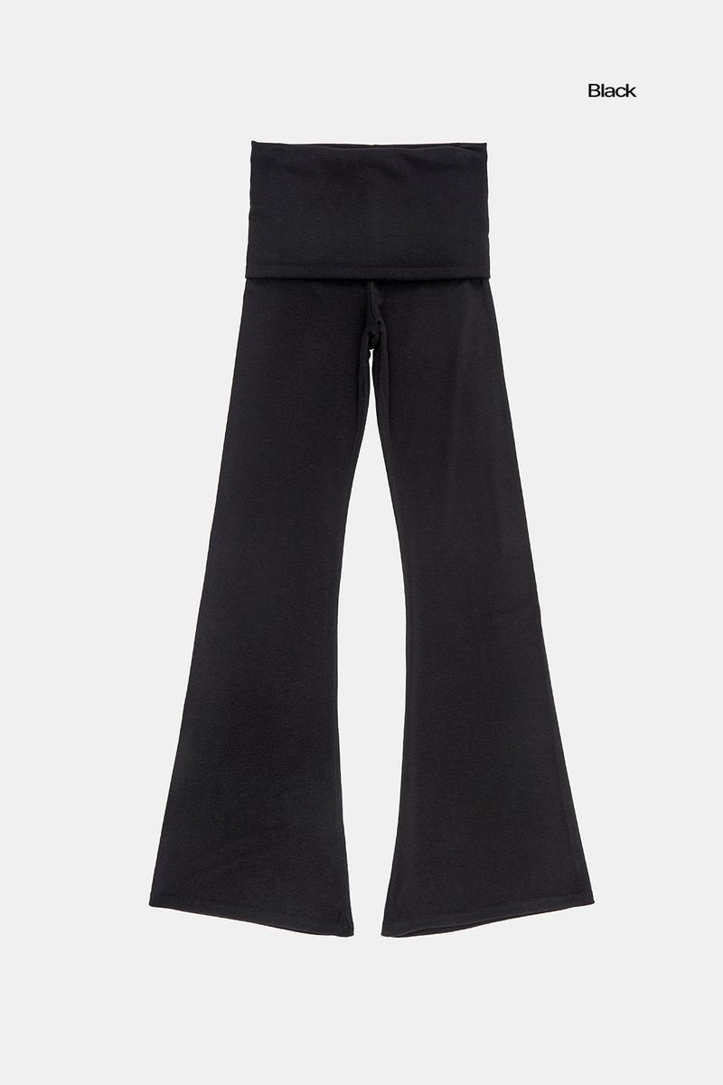Slim lap bootcut pants