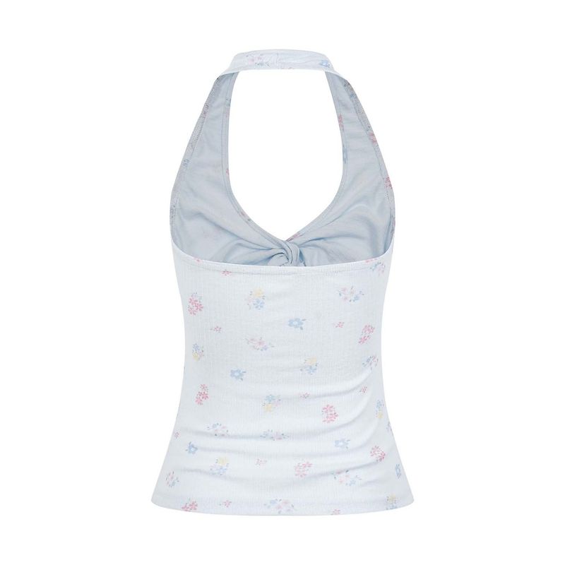 Flora Twist Halter Top
