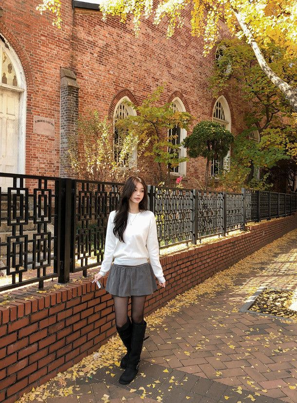 Daily Wool Loose Fit Round Knit (6color)