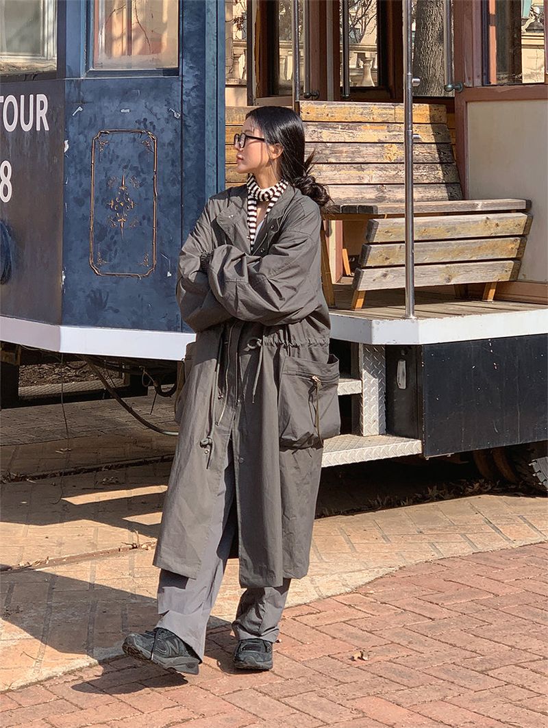 FIELD TRENCH LONG JACKET (3COLOR)