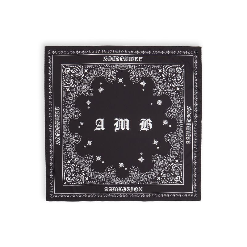 AAMBITION（アアンビション）の「Signature Paisley Scarf (Black)（Fashion Accessories）」